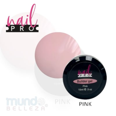 NAIL PRO  BUILDER GEL PINK 15 ML1