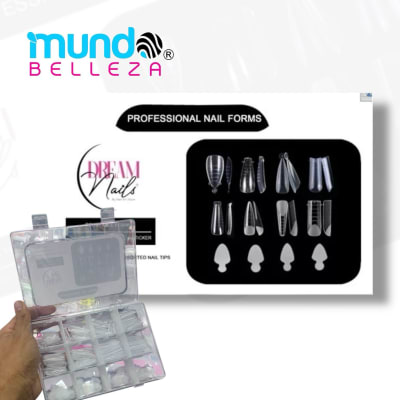 DREAM NAILS MOLDES DUAL SYSTEM 192 PCS1
