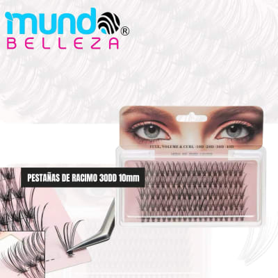 PESTAÑAS DE RACIMO 30DD 0.07 10MM