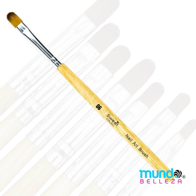 PINCEL LENGUA DE GATO N6