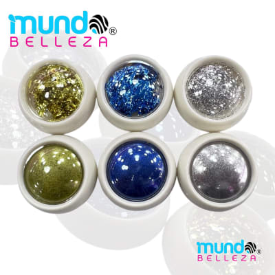 EFECTOS  ESPEJO DORADO PLATA Y AZUL  PAPEL ORO AZUL Y PLATA MS-361