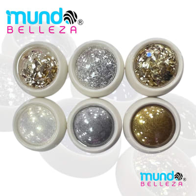 EFECTOS, FLAKE  Y PAPEL ORO DORADO Y PLATA  MS-34