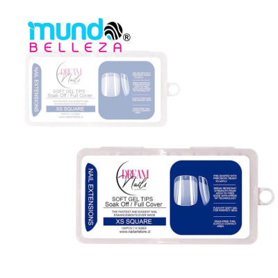 DREAM NAILS SOFT GEL XS SMALL SQUARE1