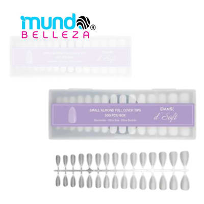 TIPS DE SOFT GEL SMALL ALMOND FULL COVER DANS