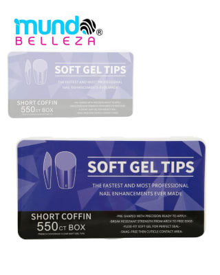 TIPS SOFT GEL 550UNID SHORT COFFIN1
