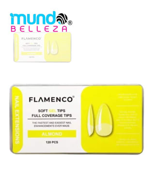 ALMOND PCS TIPS SOFT GEL1