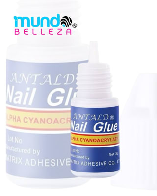 PEGAMENTO DE UÑAS AZUL