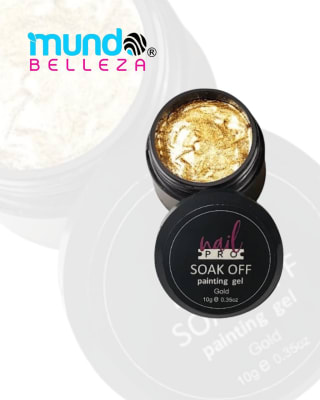 NAIL PRO GEL PAINT DORADO1