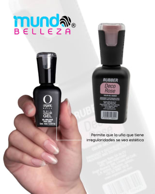 BASE RUBBER ORGANIC DECO ROSE