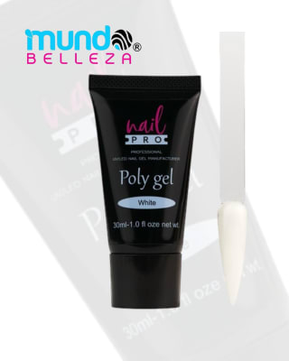 NAIL PRO POLYGEL WHITE1