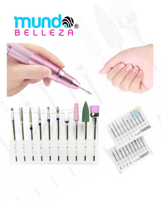 SET DE FRESA PARA MANICURA RUSA