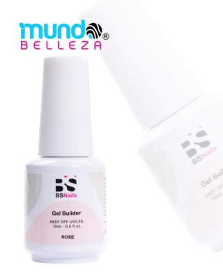 BS NAILS GEL BUILDER ROSE BOTELLA 15ML