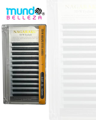 PESTAÑAS NAGARAKU FIBRAS TECNOLOGICAS 0.07D (5D 10MM)1