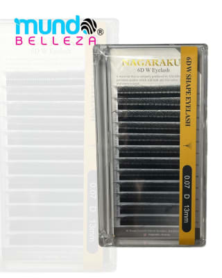 PESTAÑAS NAGARAKU FIBRAS TECNOLOGICAS 0.07D (6D 13MM)1