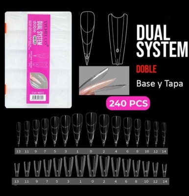 DUAL SYSTEM DOBLE 240 PCS STILETTO