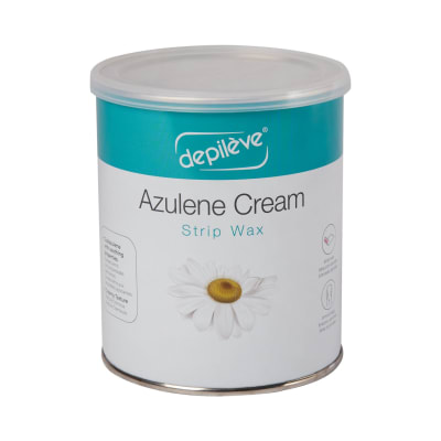 DEPILEVE CERA CON BANDAS AZULENE CREAM 400ML1
