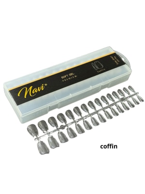 NAVI TIPS SOFT GEL PREMIUM 240 PCS COFFIN