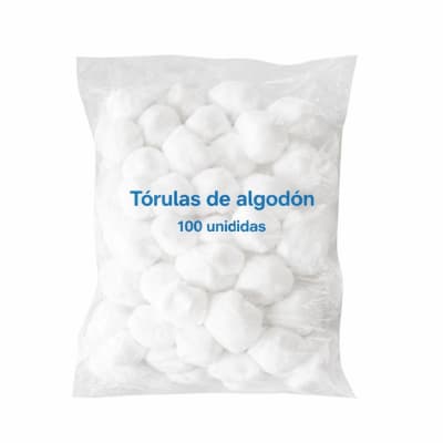 TORULAS DE ALGODÓN 100unid