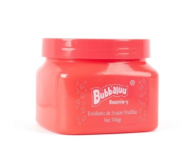 BUBBALUU EXFOLIANTE DE AZUCAR FRUTILLA 500G1