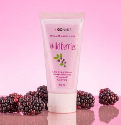 GO NAILS CREMA DE MANOS Y PIES 60ML WILD BERRIES1