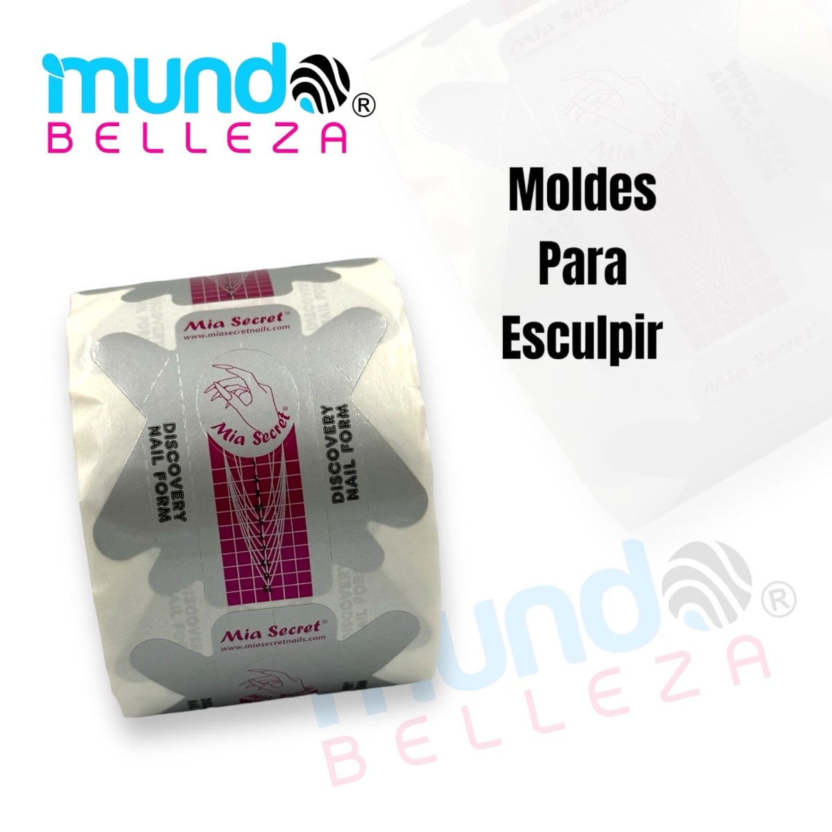 MIA SECRET MOLDES  DISCOVERY NAIL FORMA 500PCS 0