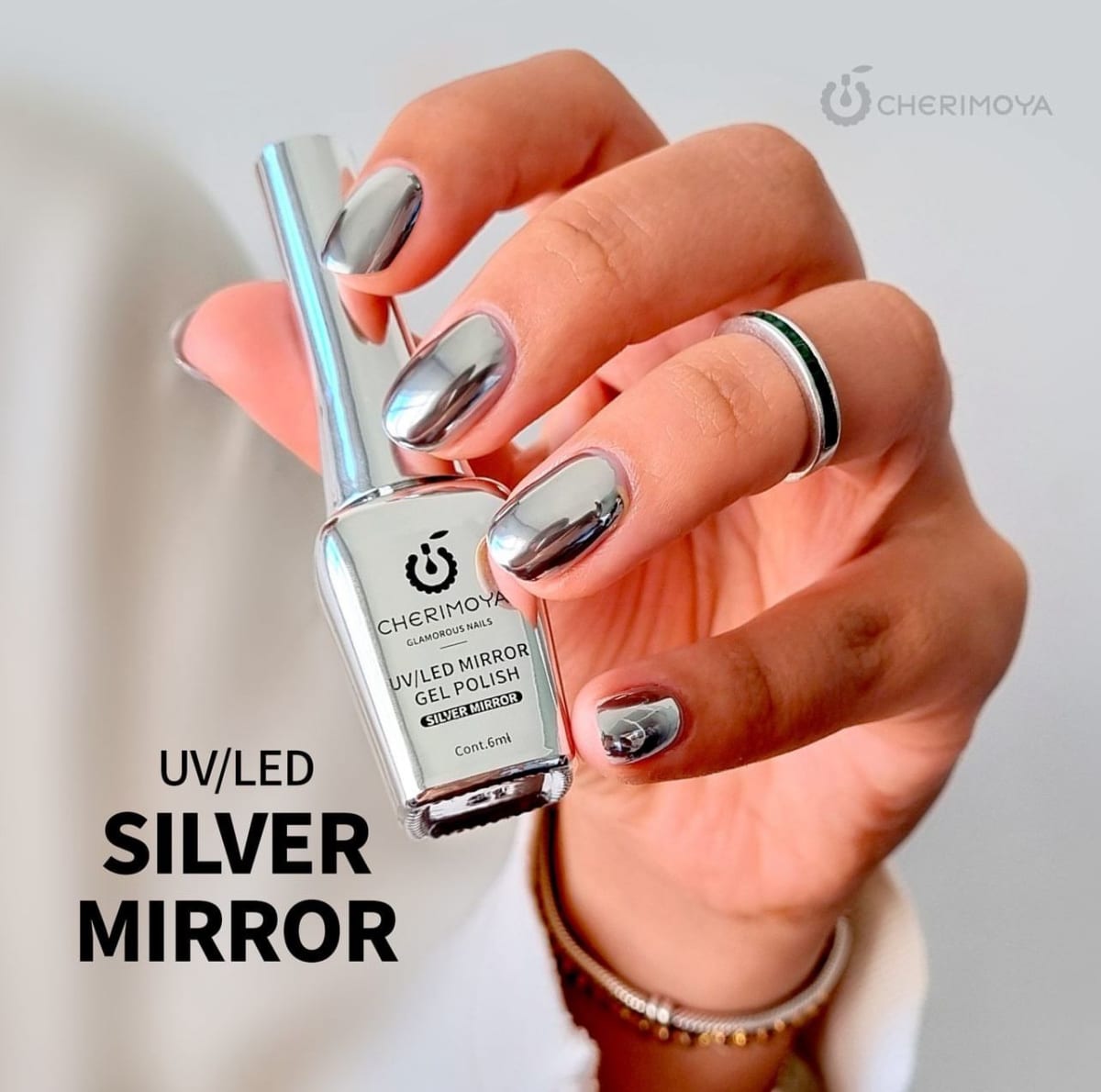CHERIMOYA ESMALTE METALICO MIRROR GEL POLISH 1