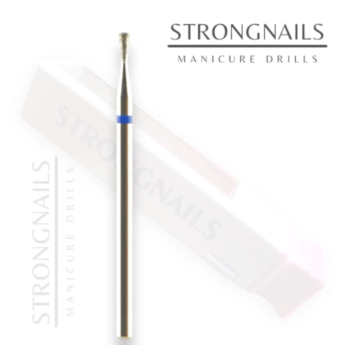 STRONGNAILS FRESA CONO INVERTIDO ROJA/AZUL2