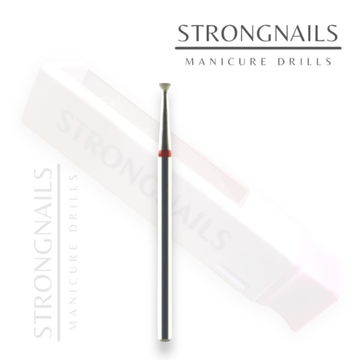 STRONGNAILS FRESA CONO INVERTIDO ROJA/AZUL 0