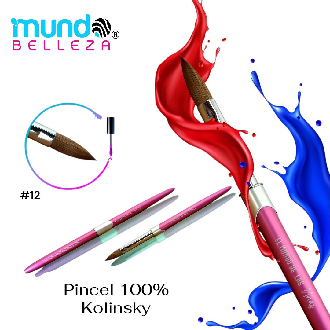 PINCEL DE ACRILICO KOLINSKY MUNDO DE UÑAS N12 1