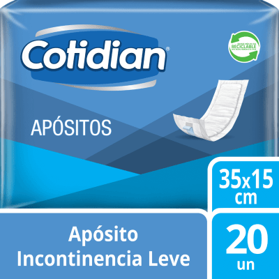 Apósito Cotidian Unisex Normal 20 un Talla U
