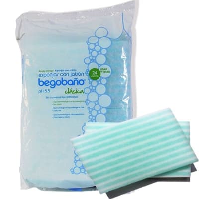BEGOBAÑO esponja jabonosa 24 unid.