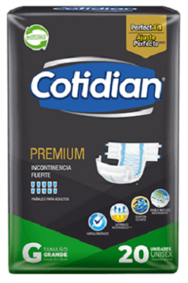 Pañal Cotidian Premium G 20u