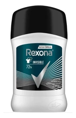 Desodorante Rexona Barra Men Invisible 72h Antitranspirante 50g
