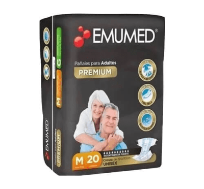 Pañal Emumed Talla M 20u1
