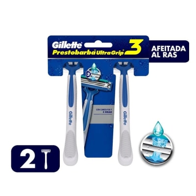 Gillette ultragrip3 2 unidades