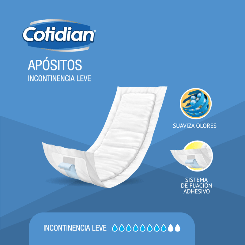 Apósito Cotidian Unisex Normal 20 un Talla U3