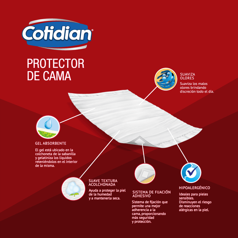 Protector de Cama/Sabanilla Cotidian 60x90 cm4