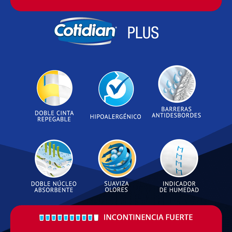 Pañales Cotidian Plus Mx362