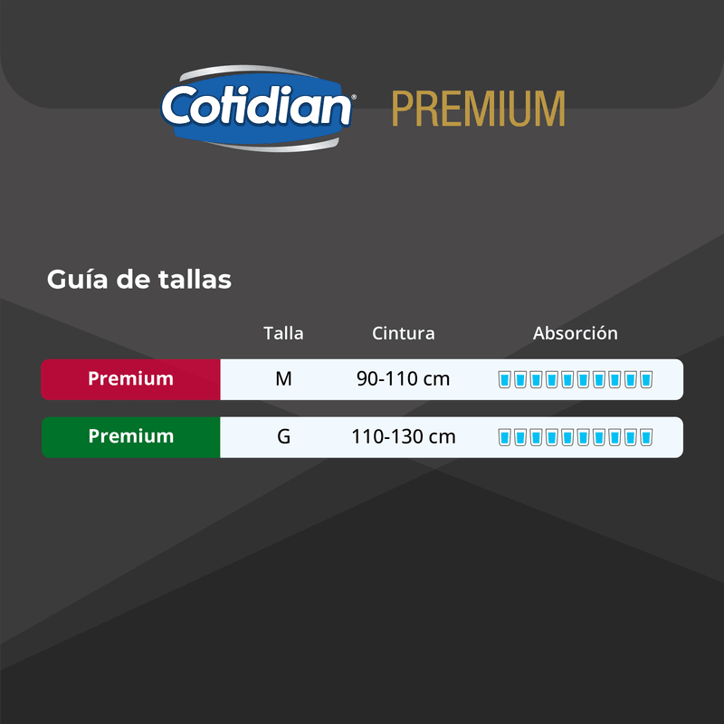 Pañal Cotidian Premium M 20u3