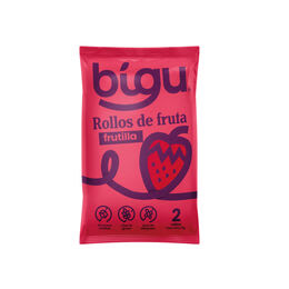 Rollos de fruta Frutilla Bigu