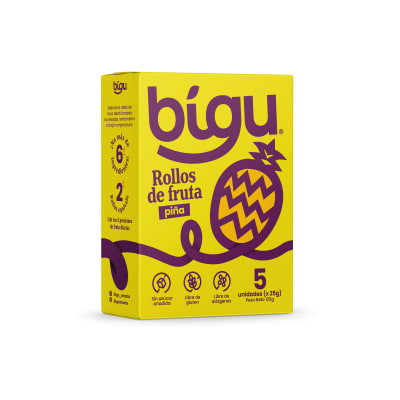 Caja rollo de fruta Piña Bigu