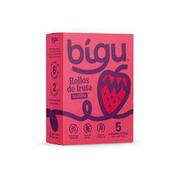 Caja rollo de fruta Frutilla Bigu
