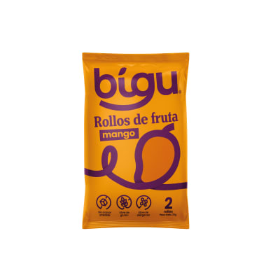 Rollos de fruta Mango Bigu