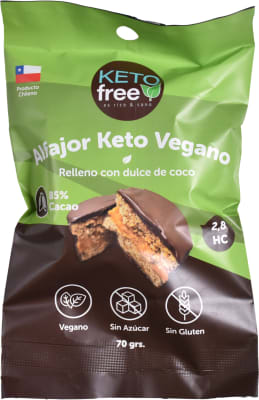 Alfajor Keto Vegano Dulce de Coco KETOFREE1