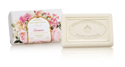JABON FIORENTINO ROSA E GERANIO 250G1