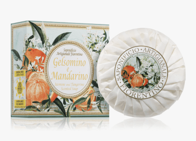 JABON FIORENTINO GELSOMINO E MANDARINO 100G1
