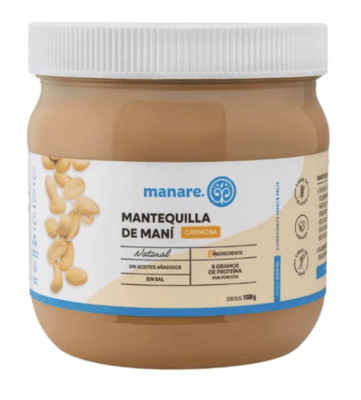 MANTEQUILLA DE MANI MANARE
