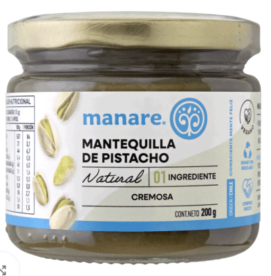 MANTEQUILLA DE PISTACHO MANARE