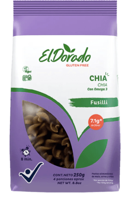 PASTA DE CHIA FUSILLI EL DORADO1