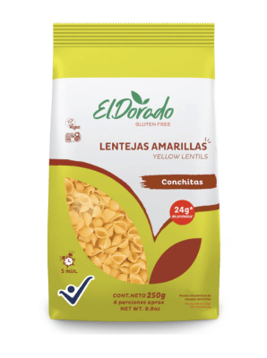 PASTA DE LENTEJAS AMARILLAS CONCHITAS EL DORADO